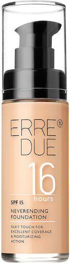 Erre Due Neverending Liquid Foundation SPF15 504.06 Warm Almond 30ml