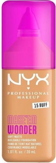 NYX Professional Makeup Make'Em Wonder Liquid Foundation 4 Cool Porcelain 30ml