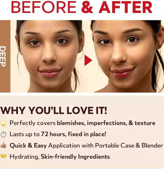 Tirtir Mask Fit Red Cushion Make Up SPF40 No.17n Vanilla 18gr