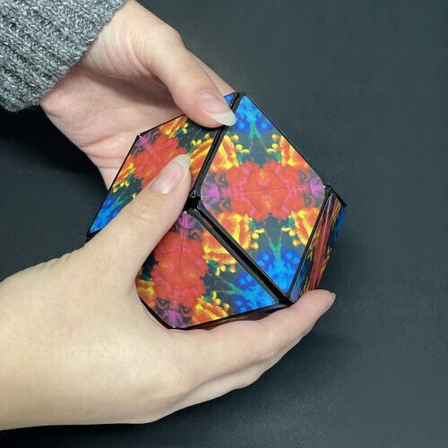 Fidget Cube Πλαστικό Πολύχρωμο