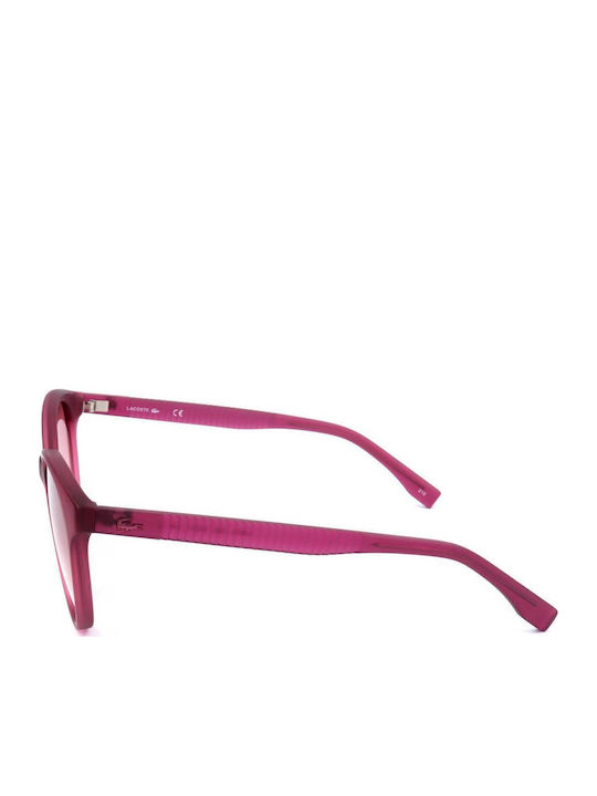Lacoste Femei Ochelari de soare cu Roz Din plastic Rame și Roz Ochelari de soare Lentilă L887S-526