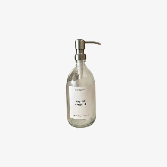 Phos & Gaia Dispenser Κουζίνας Γυάλινο Διάφανο 500ml Phos & Gaia Dispenser Κουζίνας Γυάλινο Διάφανο 500ml