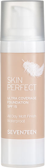 Seventeen Skin Perfect Ultra Coverage Waterproof Liquid Foundation SPF15 01 30ml