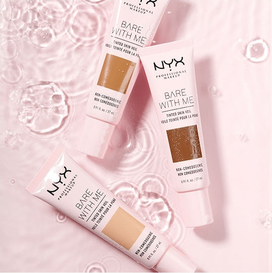 NYX Professional Makeup Bare Me Tinted Skin Veil Liquid Foundation Deep Sable 27ml