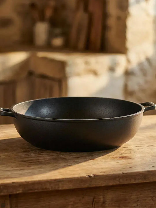 De Buyer Уок от Чугун с Незалепващо Покритие 36cm