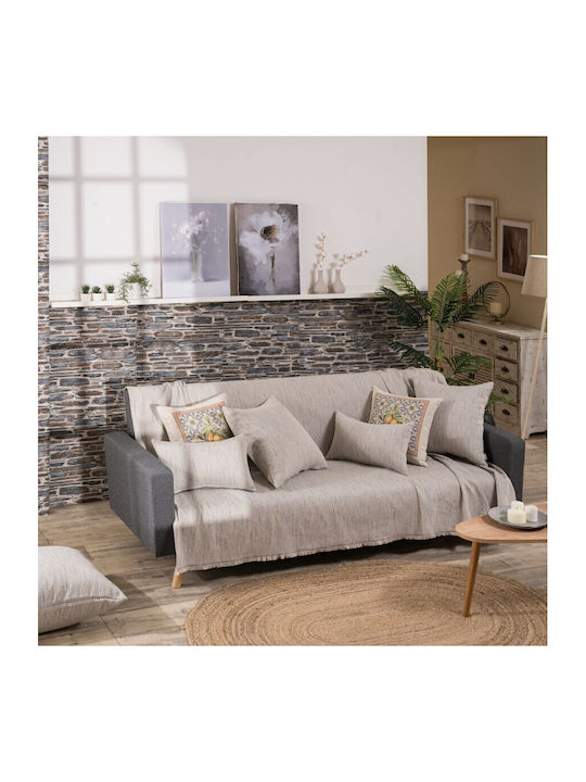 Teoran Lecce Ριχτάρι Διθέσιου Καναπέ Chenille 180x250εκ. Lecce