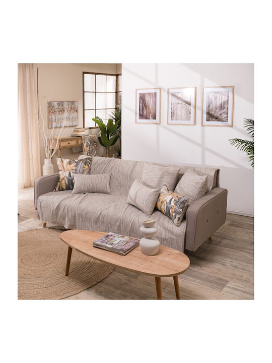 Teoran Lecce Cuvertură Pentru Canapea 4 Locuri Șenilă 180x350 cm Lecce