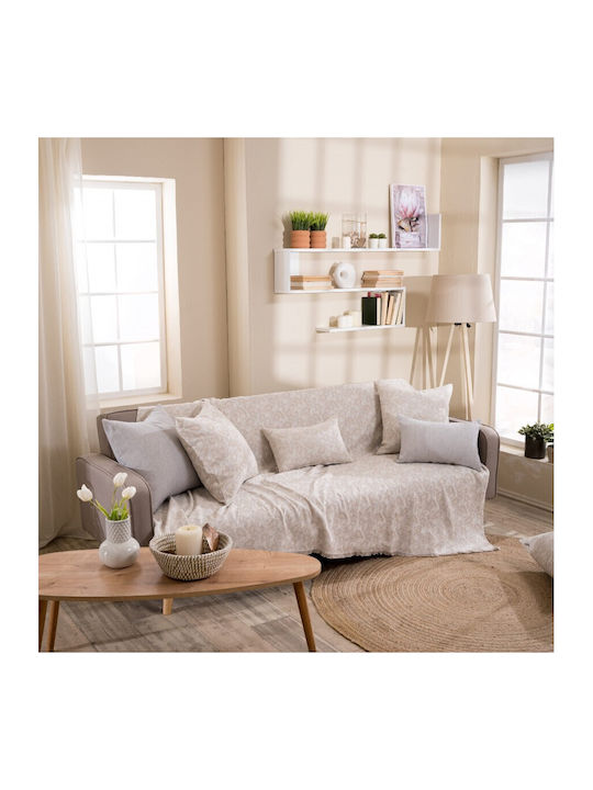 Teoran Ferrara Three-Seater Sofa Throw Chenille 180x300cm