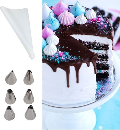 Chengxin Set Pastry Bags Metallic 10 Pieces 09374