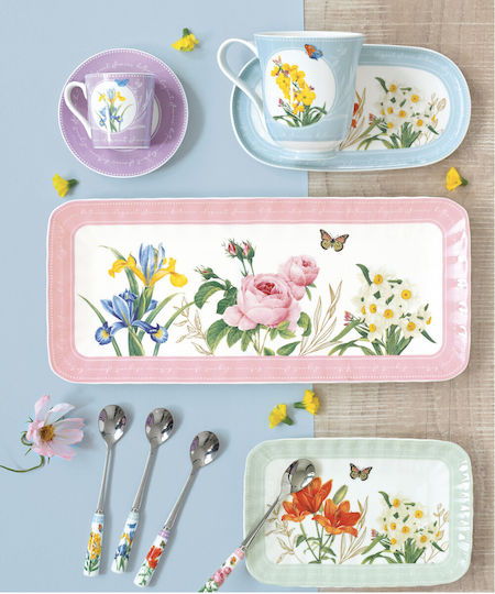 Marva Dessert Turm Ständer & Tabletts aus Porzellan Braun