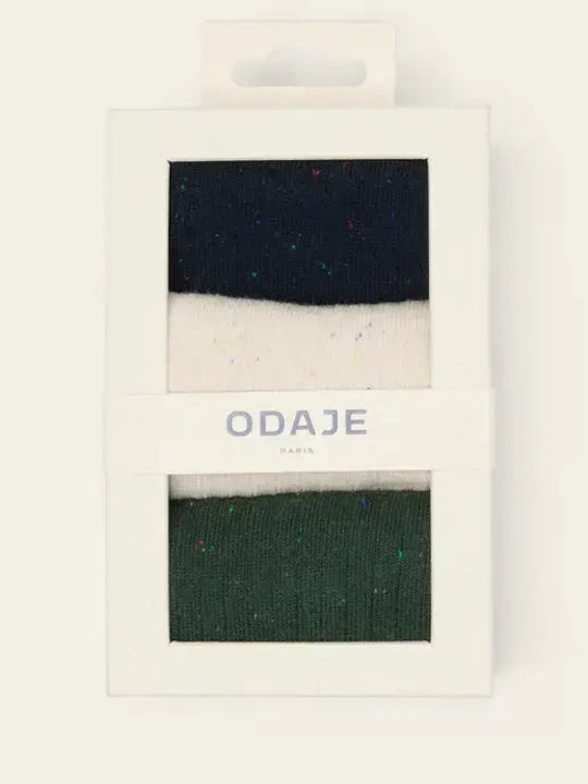 Odaje Socks Marine/Ecrus/Vert 3Pack Odaje Socks Marine/Ecrus/Vert 3Pack
