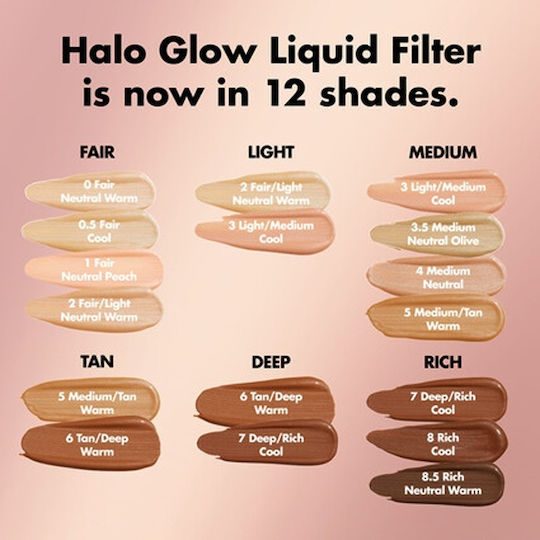 Booster Halo Glow Liquid Filter E.l.f Cosmetics 31.5ml