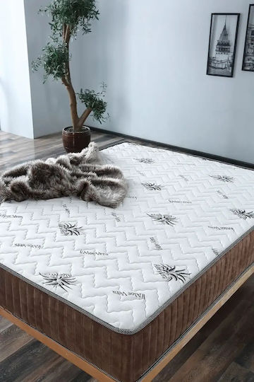Orthopedic Double-Sided Mattress Hard Brown 140x200x22cm