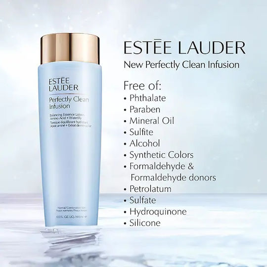 Estee Lauder Loțiune Esență Echilibrantă Perfectly Clean Infusion Tonere Pentru Față cu Acid Hialuronic 400ml