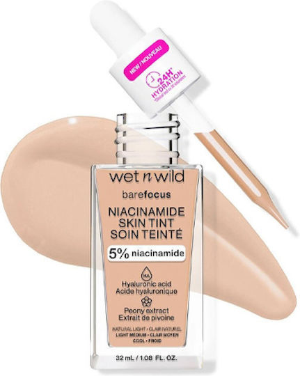 Wet N Wild Bare Focus Niacinamide Skin Tint Make Up 32 Ml Women Natural Light