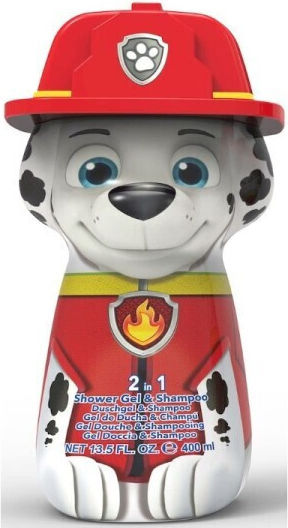 Air-Val International Παιδικό Αφρόλουτρο & Σαμπουάν Paw Patrol Marshall σε Μορφή Gel 400ml