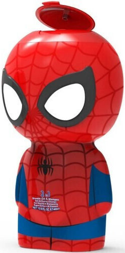 Air-Val International Παιδικό Αφρόλουτρο & Σαμπουάν Spiderman σε Μορφή Gel 400ml