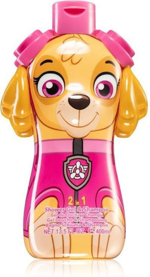 Air-Val International Παιδικό Αφρόλουτρο & Σαμπουάν Paw Patrol Skye σε Μορφή Gel 400ml