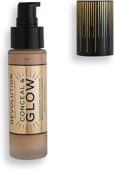 Revolution Beauty Conceal & Glow Foundation F5 23ml