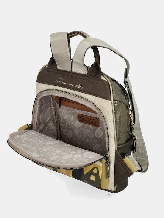 Damen Rucksack Khaki