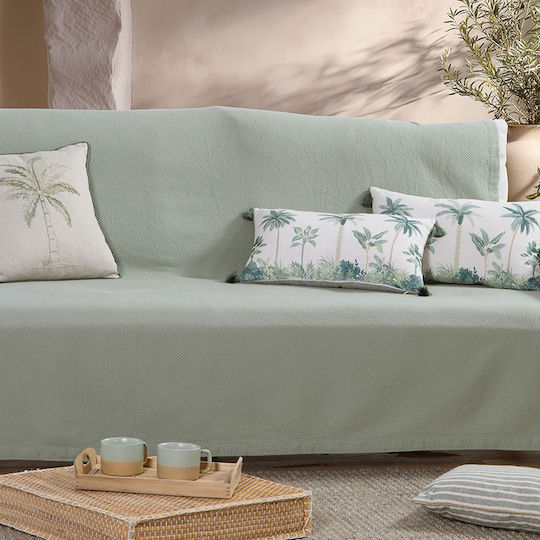 Nef-Nef Homeware Betty Sesselüberwurf 180x180cm Grün