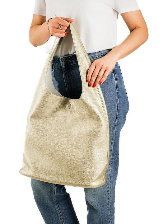 Women's Gold Shoulder Bag
