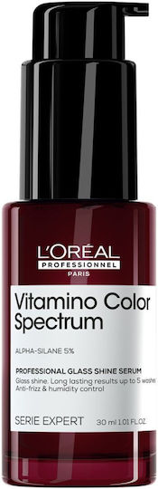 L'Oréal Professionnel Serie Expert Vitamino Color Spectrum Glass Shine Leave In Hair Serum for Anti-Frizz 30ml