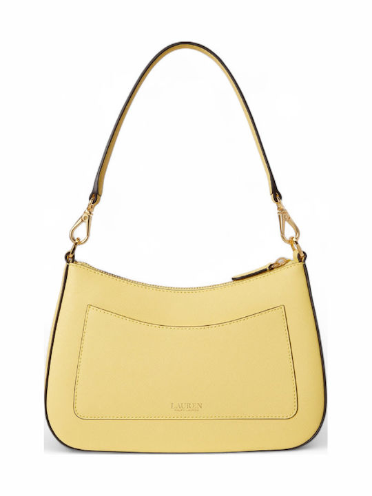 Lauren Leather Women's Shoulder Handbag Yellow
