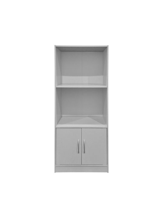 Bookcase Tekaro White 60x30x120cm