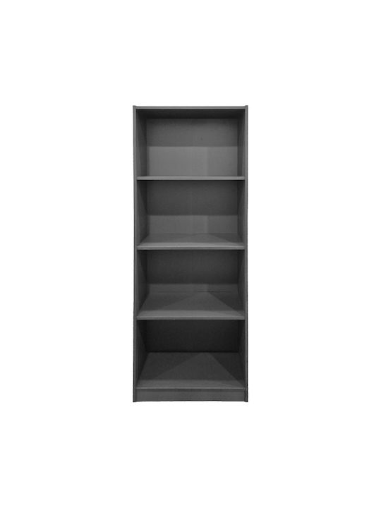 Bücherregal Kendy Anthrazit 60x30x167cm