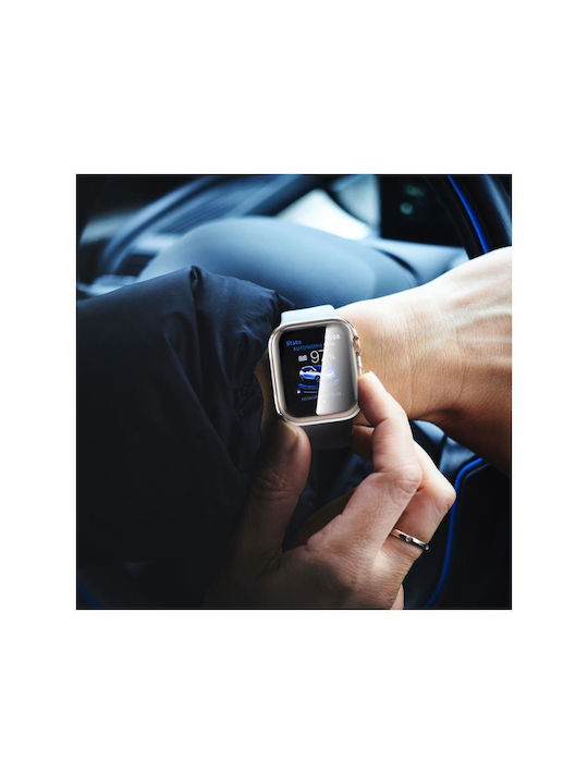 AHAstyle Wa05 Premium Θήκη Σιλικόνης σε Διάφανο χρώμα για Apple Watch 7 41mm