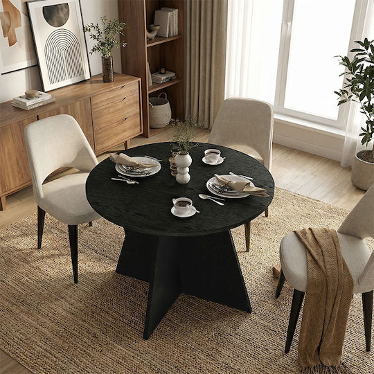 Τραπεζαρίας Sencron Black 100x100x75.7εκ. Τραπεζαρίας Sencron Black 100x100x75.7εκ.