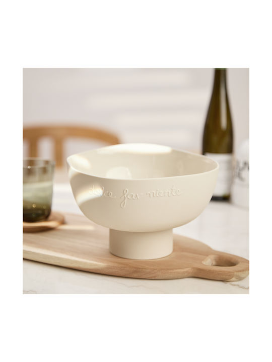 Raeder Bol Servire Rotund Ceramic Bej