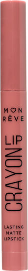 Mon Reve Long Lasting Pencil Lipstick Matte Lc05 Guava 25gr