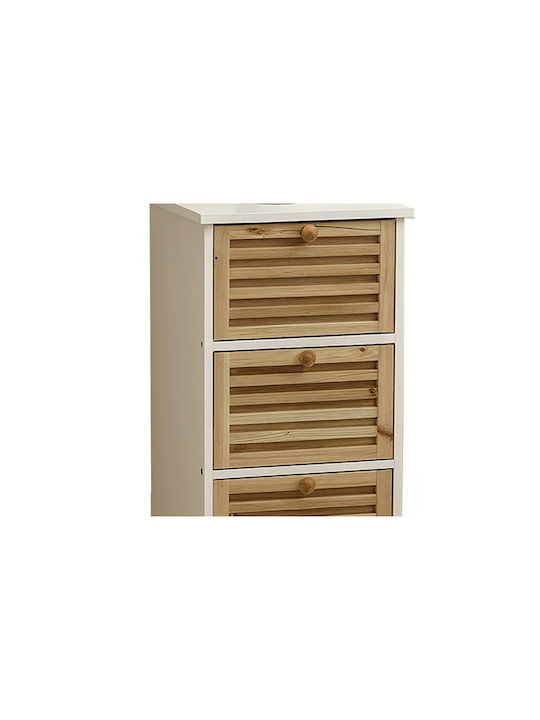 Bambus Kleine Aufbewahrungsmbel mit 4 Schubladen 636422 31,5x30x81cm |  Skroutz Germany