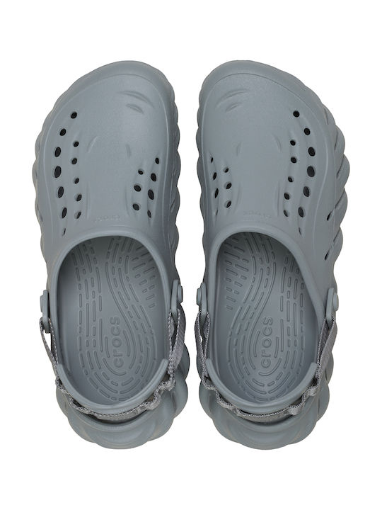 Crocs Clog Ανδρικά Σαμπό Γκρι