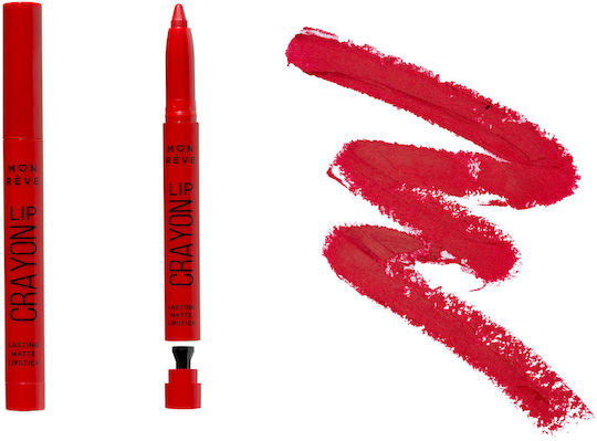 Mon Reve Pencil Κραγιόν Matte Lc12 True Red 25gr