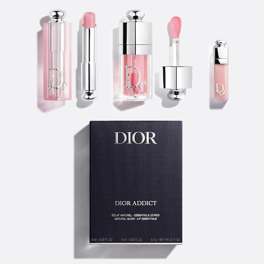Dior Addict Комплект за Грим за Устни Розов 3 Бройки