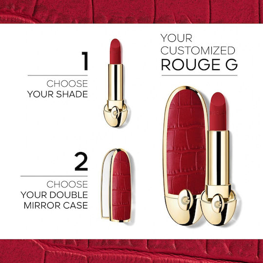 Guerlain Rouge G Παλέτα Refill Velvet 962 Le Tulipe Noire 3.5gr