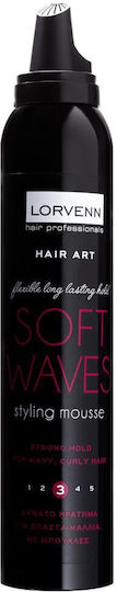 Lorvenn Soft Waves Styling Mousse Αφρο für Locken 200ml