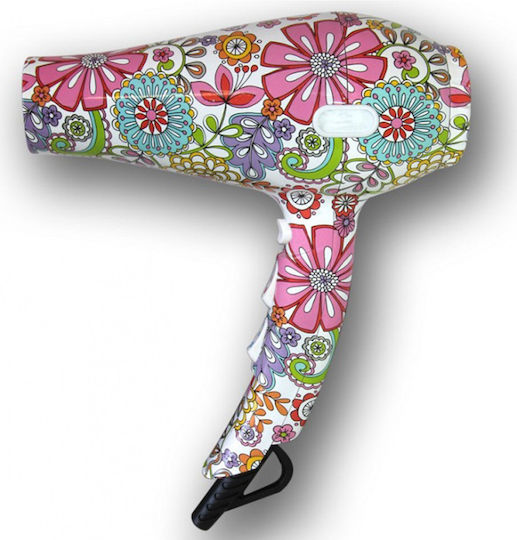 Lim Hair VR 4.0 Ionic Професионален Сешоар 2000W Flowers Pink