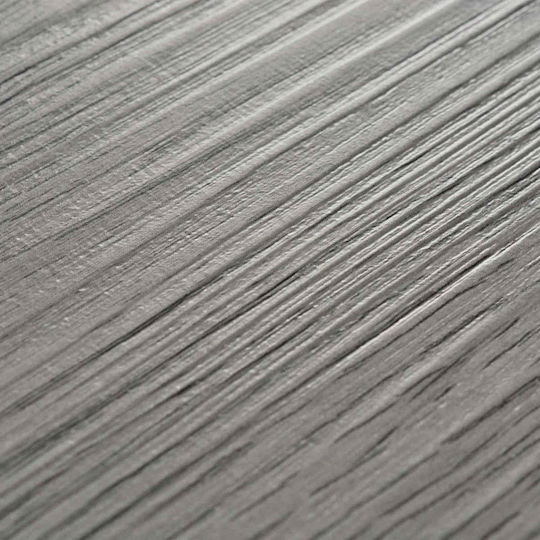 vidaXL Set Plastic Floor PVC with 36 Tiles 2mm M91.5xP15cm Gray