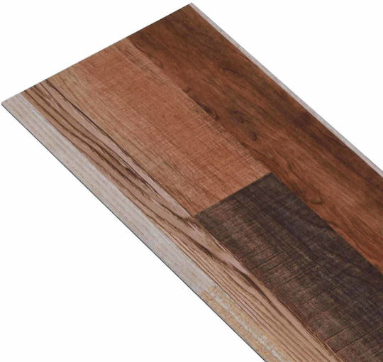 vidaXL Σετ Πλαστικό Δάπεδο PVC με 18 Πλακάκια 2mm Μ122.8xΠ23.8εκ.