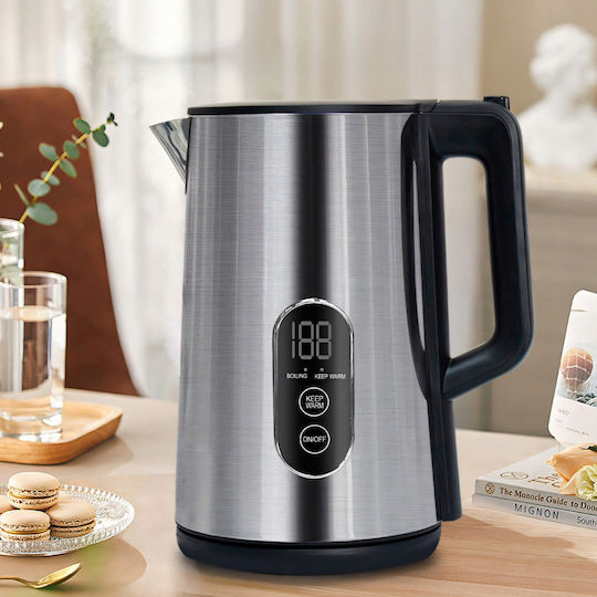 Βραστήρας 1.8lt 1800W Γκρι