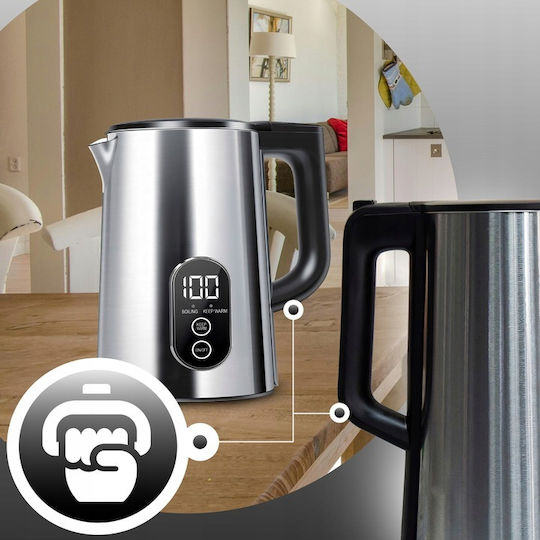 Βραστήρας 1.8lt 1800W Γκρι