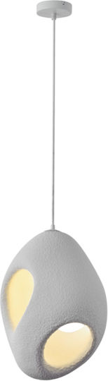 Eurolamp Pendant Ceiling Light White with E27 Socket 29x29x41cm