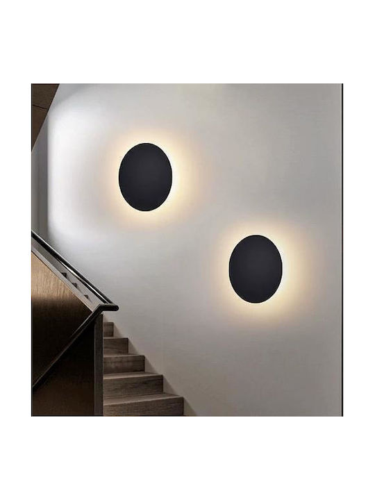 Home Lighting Leuchte Wand mit Integrierter LED Schwarz 20x4cm
