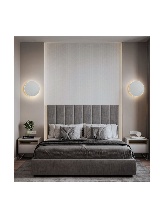 Home Lighting Modern Wall Lamp with Integrated LED and Warm to Cool White Light 17x4x4cm