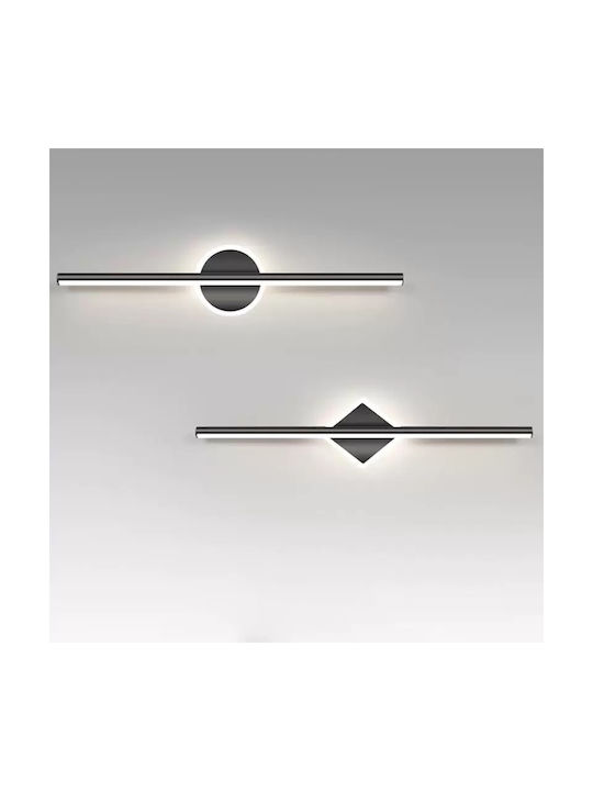 Home Lighting Φωτιστικό Τοίχου με Ενσωματωμένο LED Μαύρο 70x5x10εκ.