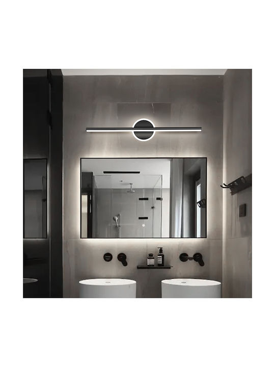 Home Lighting Φωτιστικό Τοίχου με Ενσωματωμένο LED Μαύρο 70x5x10εκ.